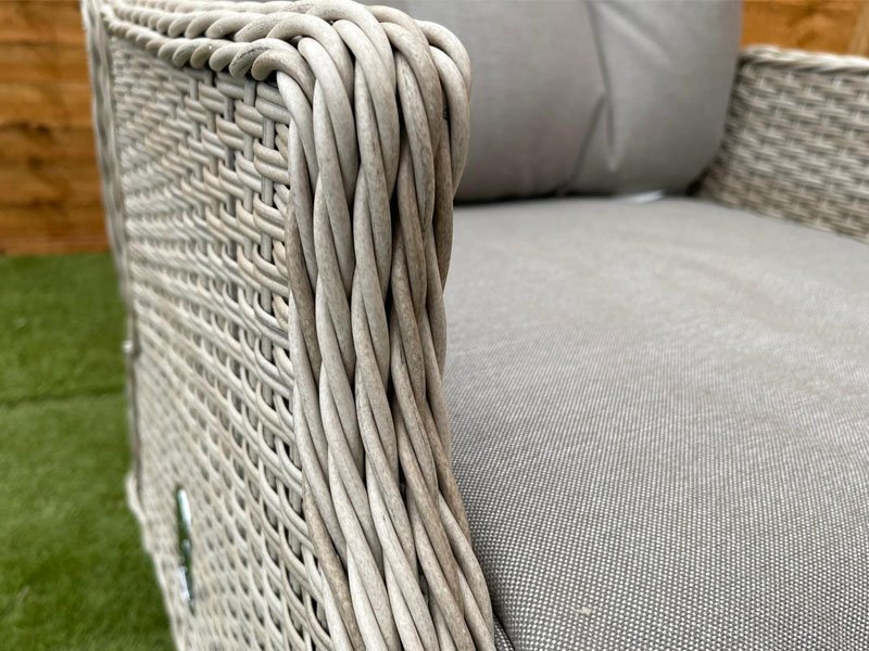 Sapcote Deluxe Reclining Set in Natural Rattan