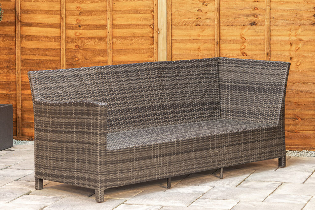 Sapcote Modular Corner Dining Set in Brown Rattan