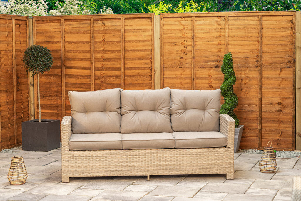 Sapcote Modular Lounge Dining Set in Grey Rattan